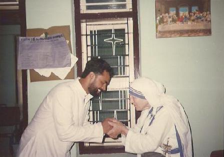 Mother Teresa & Father George.