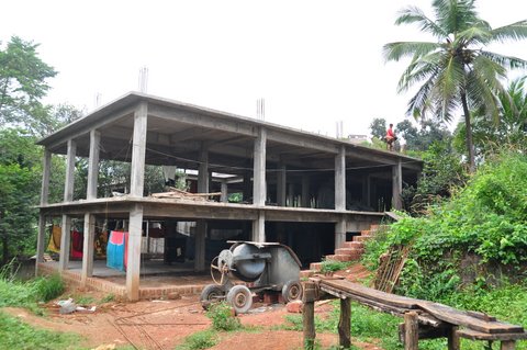 Construction of The Old Age  Home