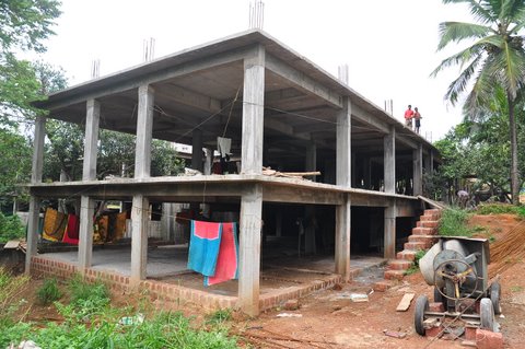 Construction of The Old Age  Home