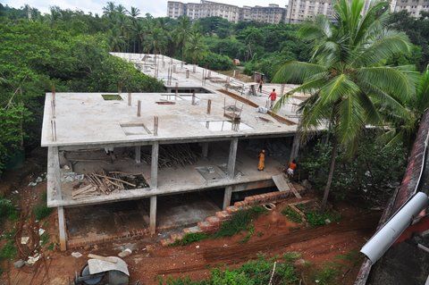 Construction of The Old Age  Home